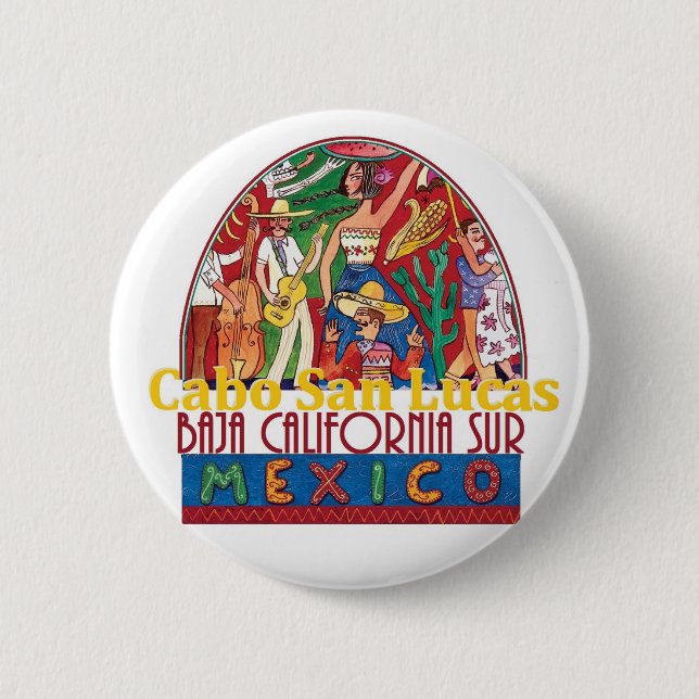CABO SAN LUCAS Mexico Pinback Button (Front)