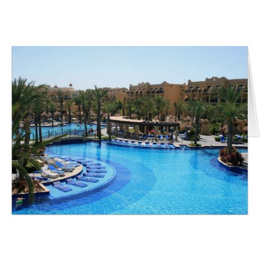 Cabo San Lucas Mexico Pool View Cards (Front Horizontal)