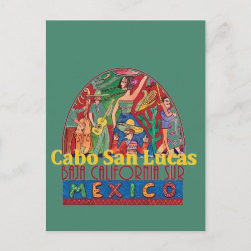 CABO SAN LUCAS Mexico Postcard