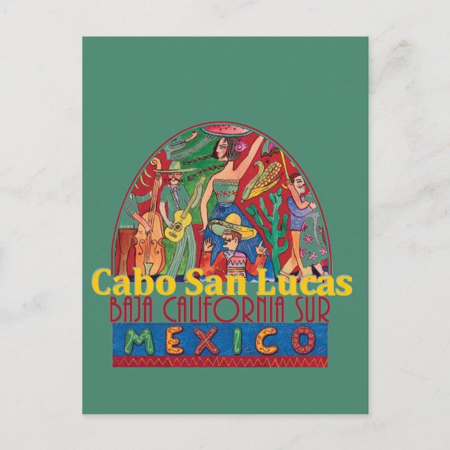 CABO SAN LUCAS Mexico Postcard (Front)
