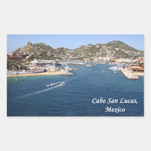 Cabo San Lucas Mexico Rectangular Sticker