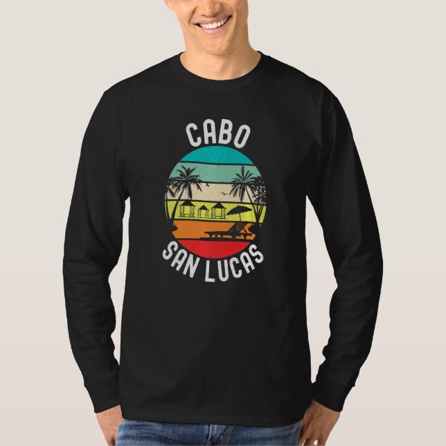 Cabo San Lucas Mexico Retro Mexican Resort Vacatio T-Shirt (Front)