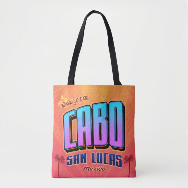 Cabo San Lucas Mexico tote bag (Front)