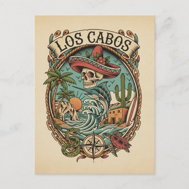 Cabo San Lucas Mexico Travel Postcard (Front)