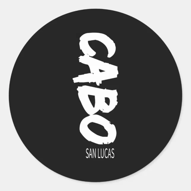 Cabo San Lucas Mexico Vacation Classic Round Sticker | Zazzle