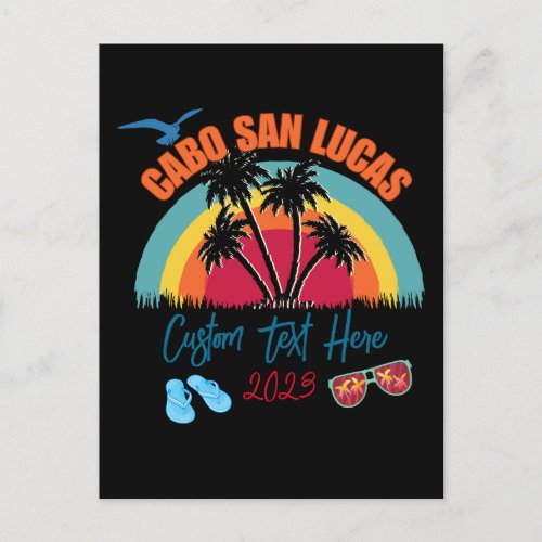 Cabo San Lucas Mexico Vacation Personalization  Postcard