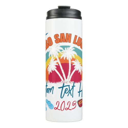 Cabo San Lucas Mexico Vacation Personalization  Thermal Tumbler