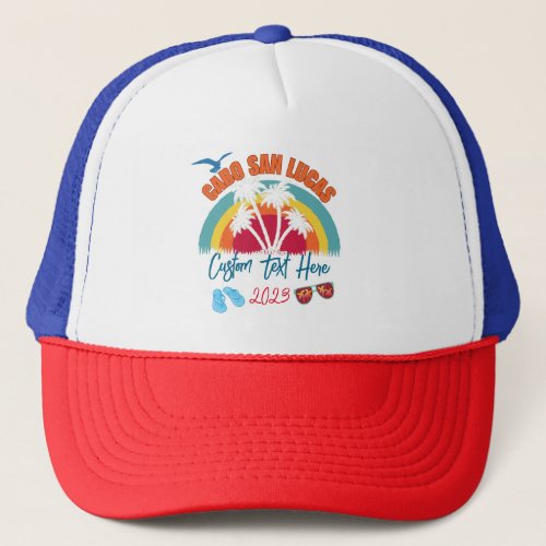 Cabo San Lucas Mexico Vacation Personalization  Trucker Hat