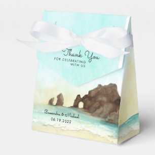 Cabo San Lucas Mexico Watercolor Favor Boxes