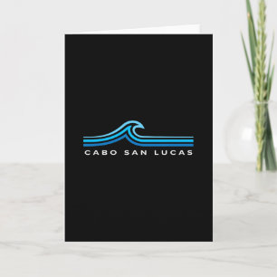 Cabo San Lucas Mexico Waves Vintage Mens Women Boy Card