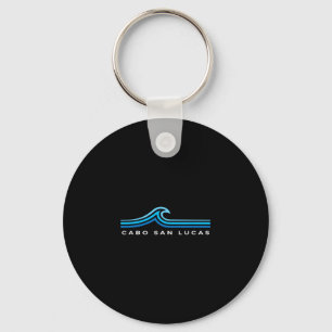 Cabo San Lucas Mexico Waves Vintage Mens Women Boy Keychain