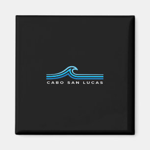 Cabo San Lucas Mexico Waves Vintage Mens Women Boy Magnet