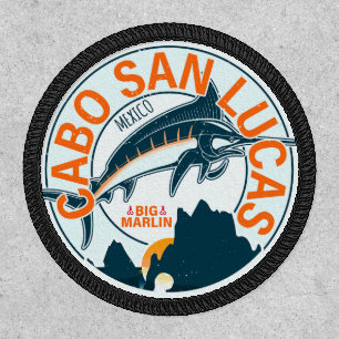 Cabo San Lucas Nautical Fishing Sailfish Vintage Patch