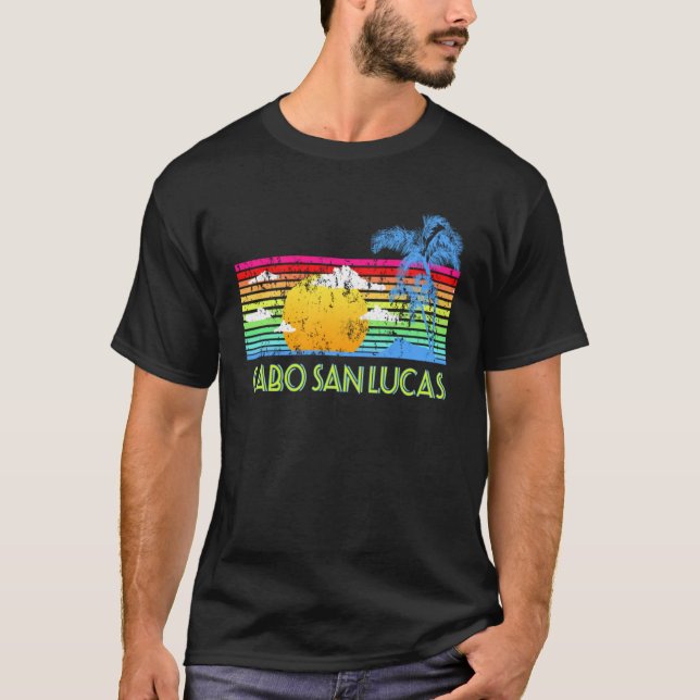Cabo San Lucas Retro T-Shirt (Front)