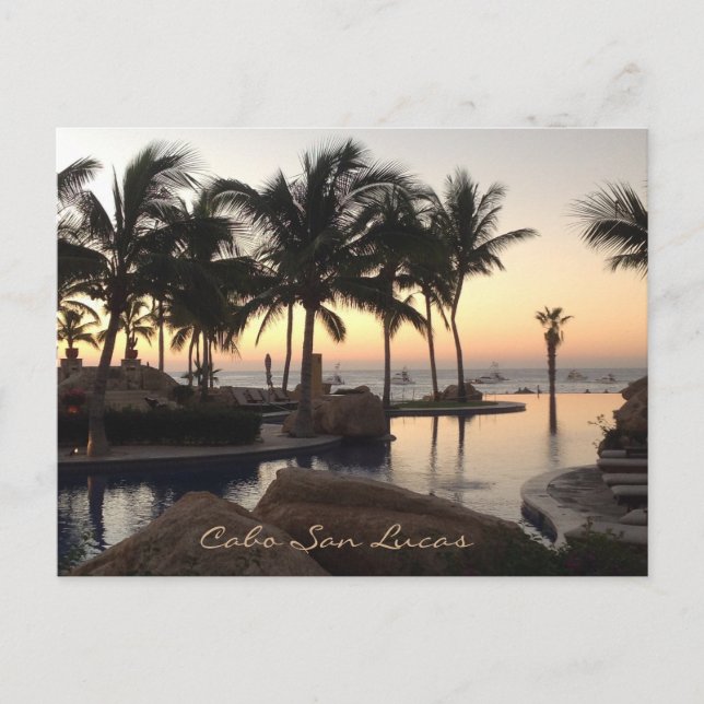 Cabo San Lucas Sunrise Postcard (Front)