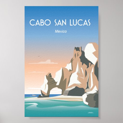 Cabo san lucas travel poster | Zazzle