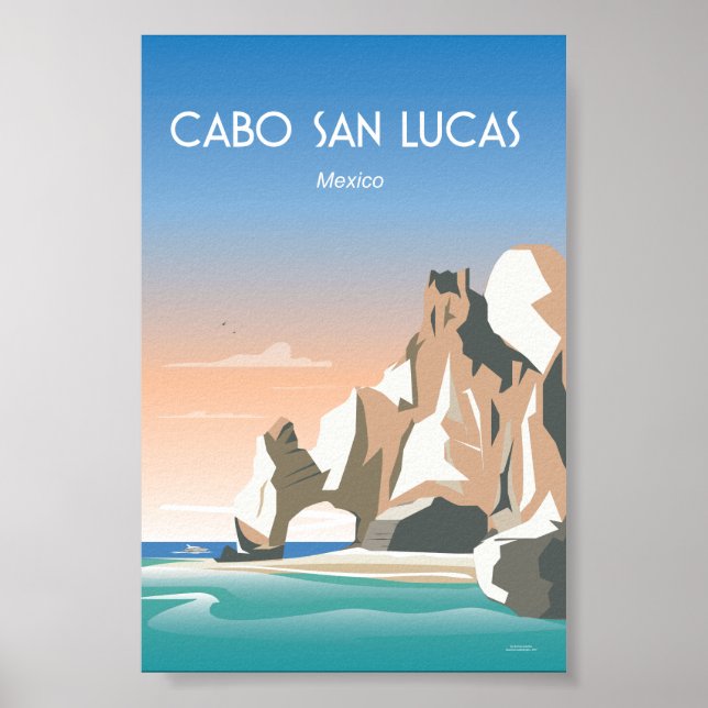 Cabo san lucas travel poster (Front)