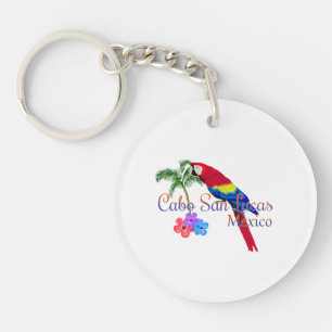 Cabo San Lucas Tropical Beach Keychain