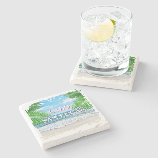 Cabo Stone Coaster Set (Side)