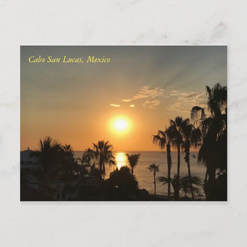 Cabo Sunrise Postcard