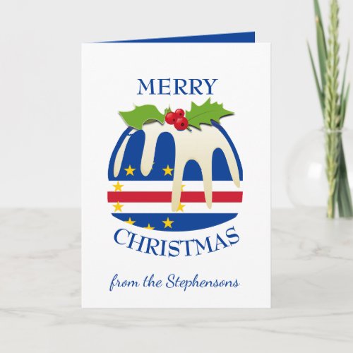 CABO VERDE Cape | Festive Plum Pudding | Christmas Holiday Card