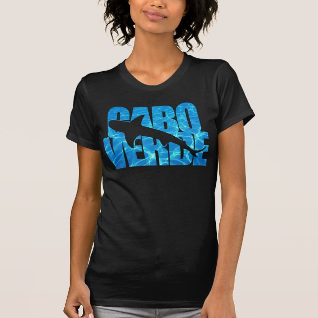 Cabo Verde (Cape Verde) Tiger Shark T-Shirt (Front)