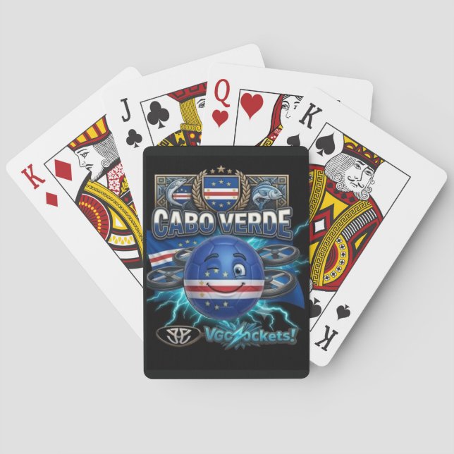 Cabo Verde-GBall01 Poker Cards (Back)