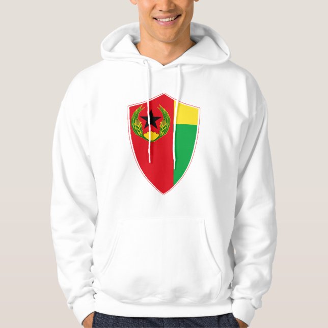 Cabo Verde HIstoric Flag Shield Hoodie (Front)