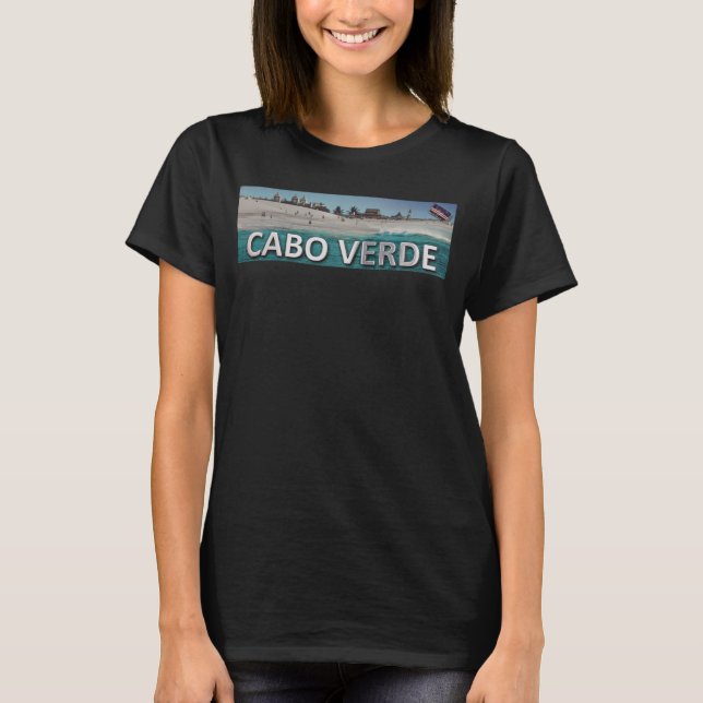 Cabo Verde Metallic Beach T-Shirt (Front)