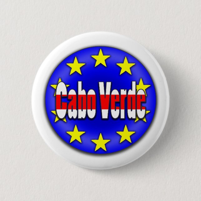 Cabo Verde! Pinback Button (Front)