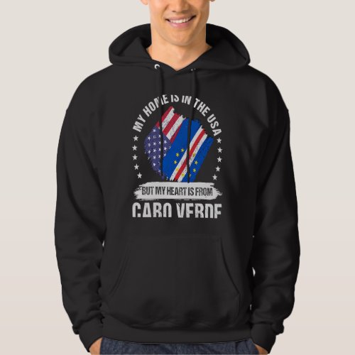 Cabo Verdean American Patriot Grown Proud My Heart Hoodie