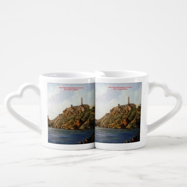 Cabo Vilano (Camariñas - Coruña) Coffee Mug Set (Front Nesting)