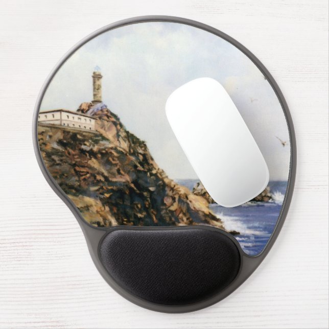 Cabo Vilano (Camariñas - Coruña) Gel Mouse Pad (Left Side)