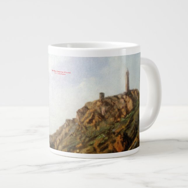 Cabo Vilano (Camariñas - Coruña) Giant Coffee Mug (Front Right)