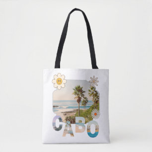 Cabo, vintage, travel tote bag