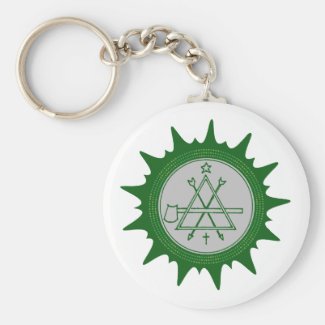 Cabocla (índia) Jurema Keychain