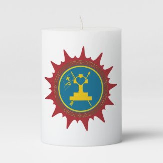 Caboclo Aimoré Pillar Candle