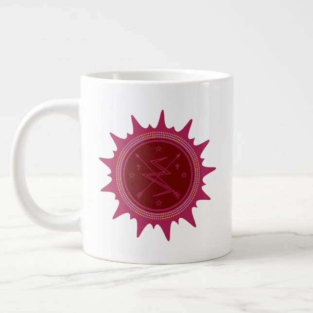 Caboclo de Iansã Giant Coffee Mug (Left)