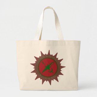 Caboclo do Sol e da Lua na irradiação de Xangô Large Tote Bag