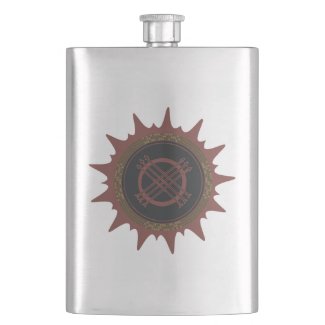 Caboclo (índio) Urucutango Flask