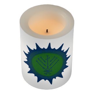 Caboclo Sete Flechas Flameless Candle