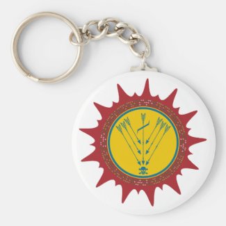 Caboclo Sete Flechas Keychain