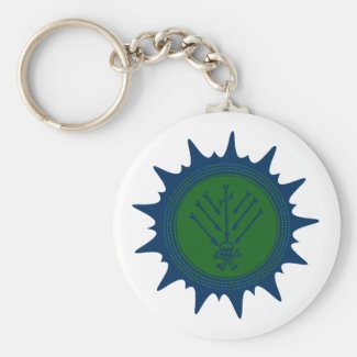 Caboclo Sete Flechas Keychain