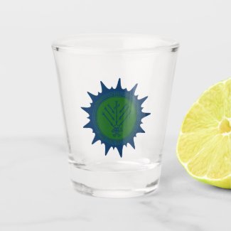 Caboclo Sete Flechas Shot Glass