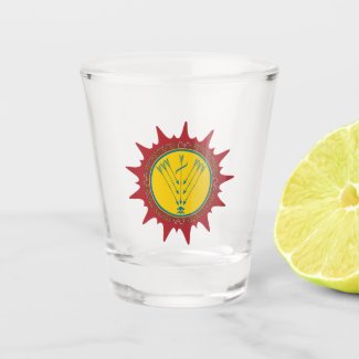 Caboclo Sete Flechas Shot Glass