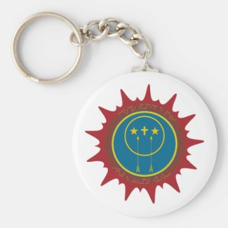 Caboclo Tupaíba e Peri Keychain