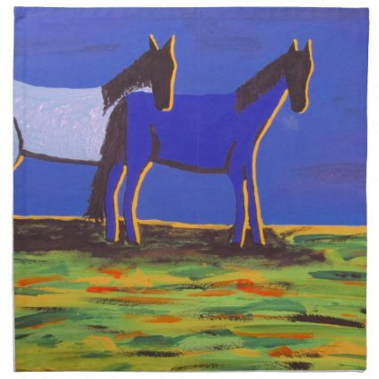 Caboose and Bella Cloth Napkin