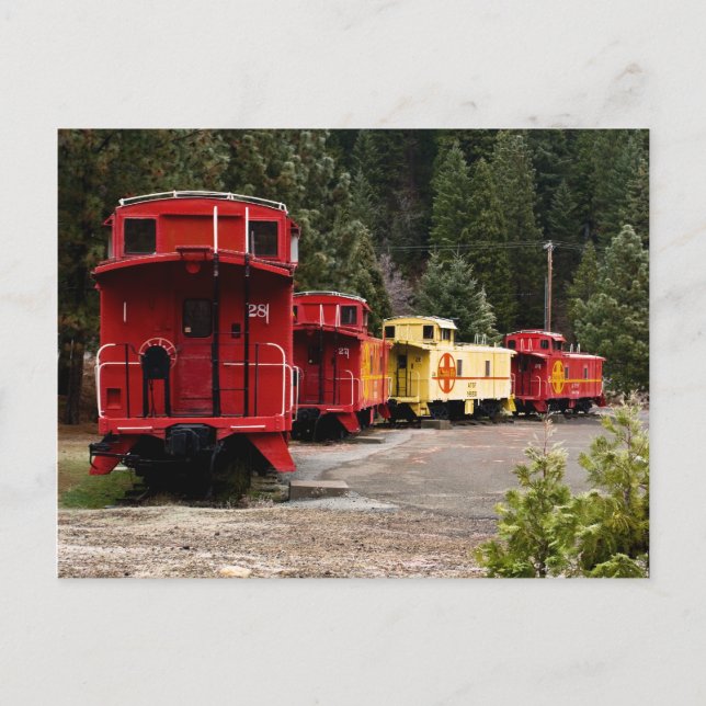 Caboose Line Postcard (Front)