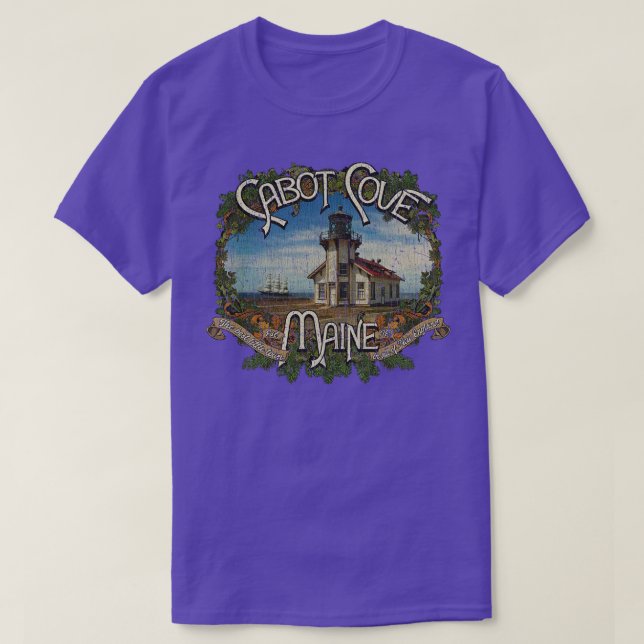 Cabot Cove Maine 1780 TShirt (Design Front)
