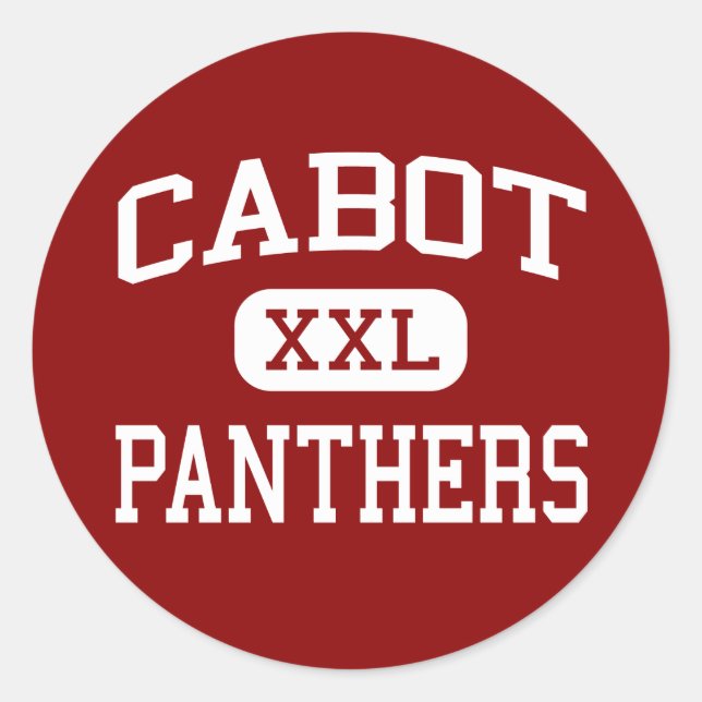 Cabot - Panthers - High School - Cabot Arkansas Classic Round Sticker (Front)